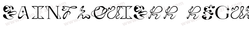 SaintLouisRR Regular字体转换